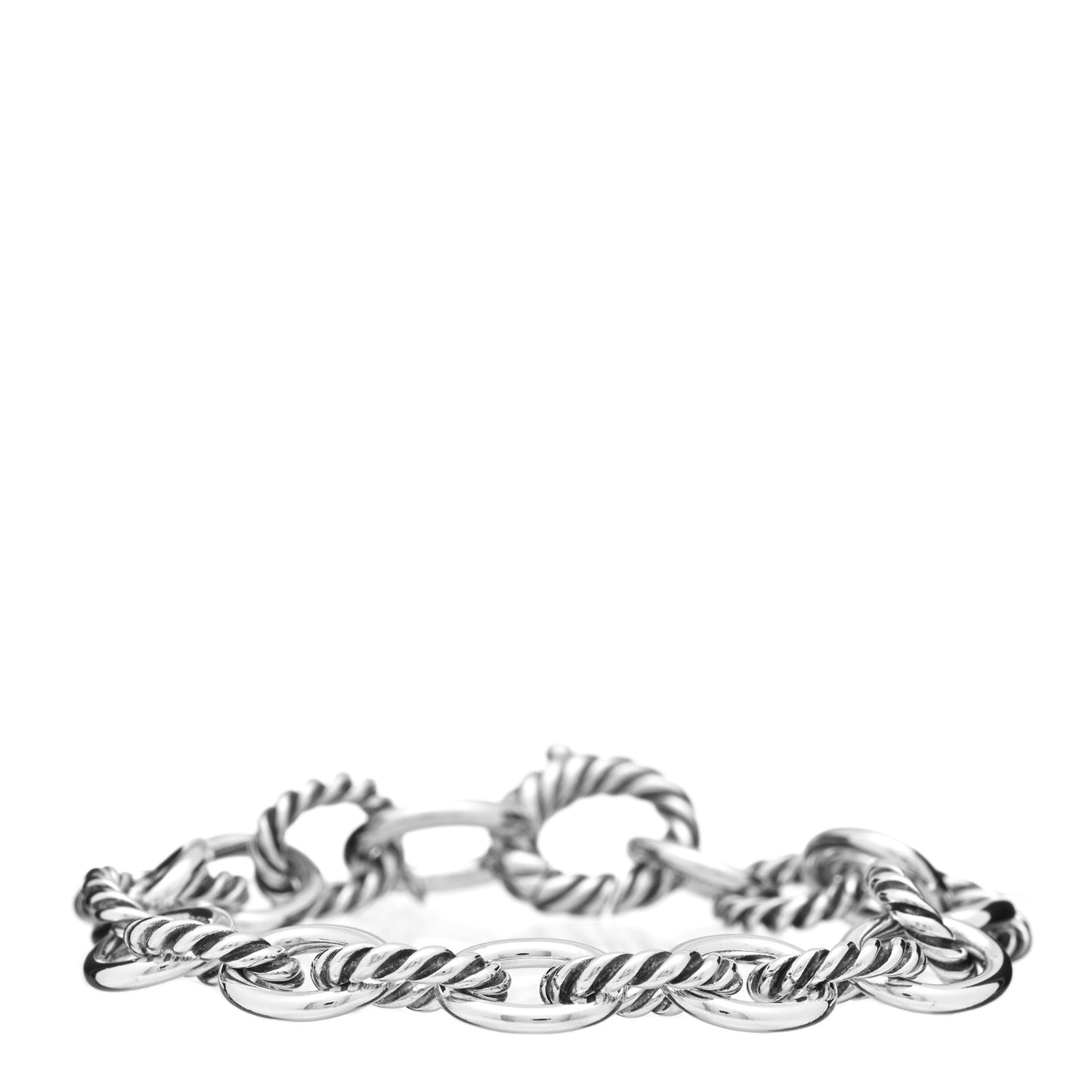 Sterling Silver 10mm Medium Oval Link Bracelet