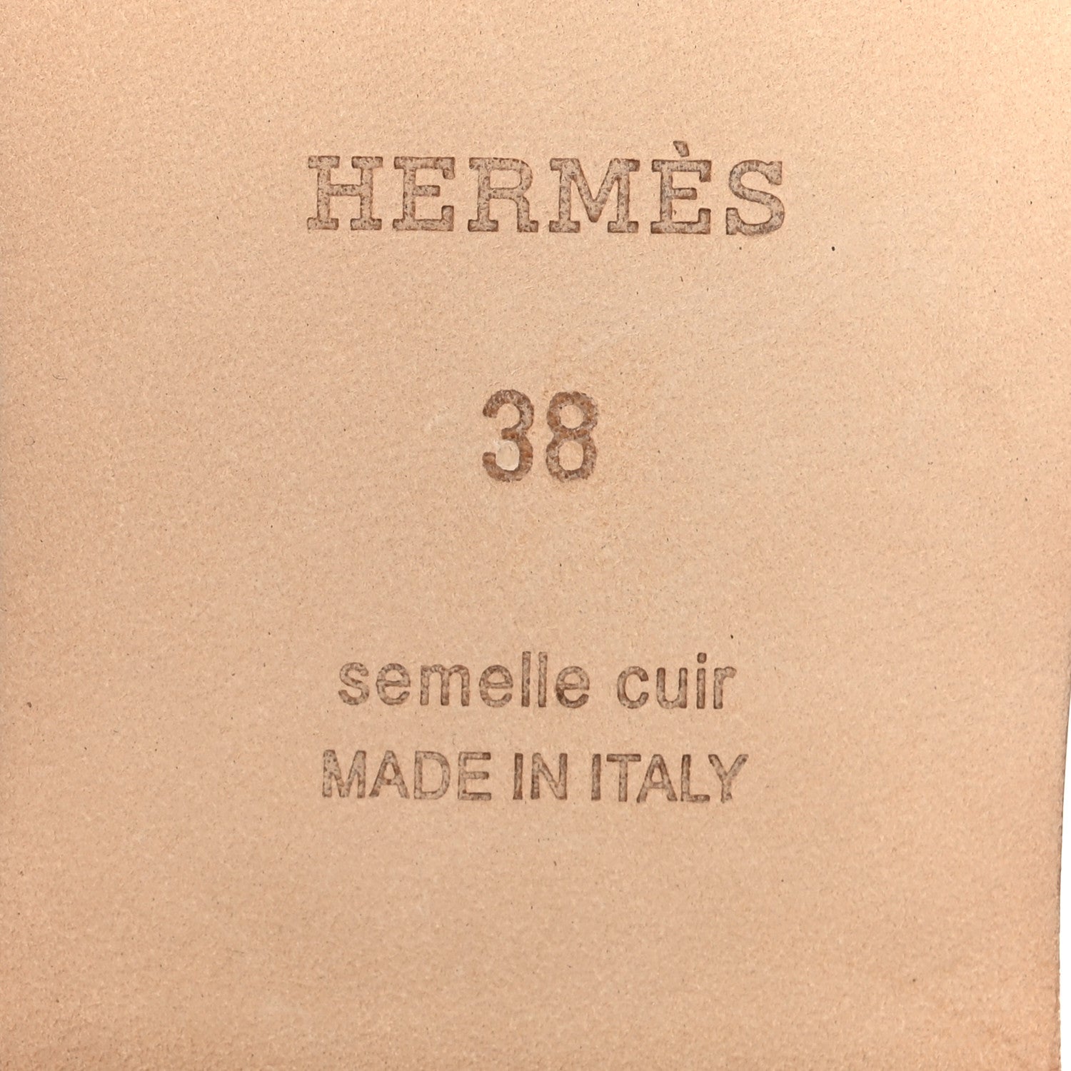 Hermes Epsom Oran Sandals 38 Bleu Glacier 8 of 9