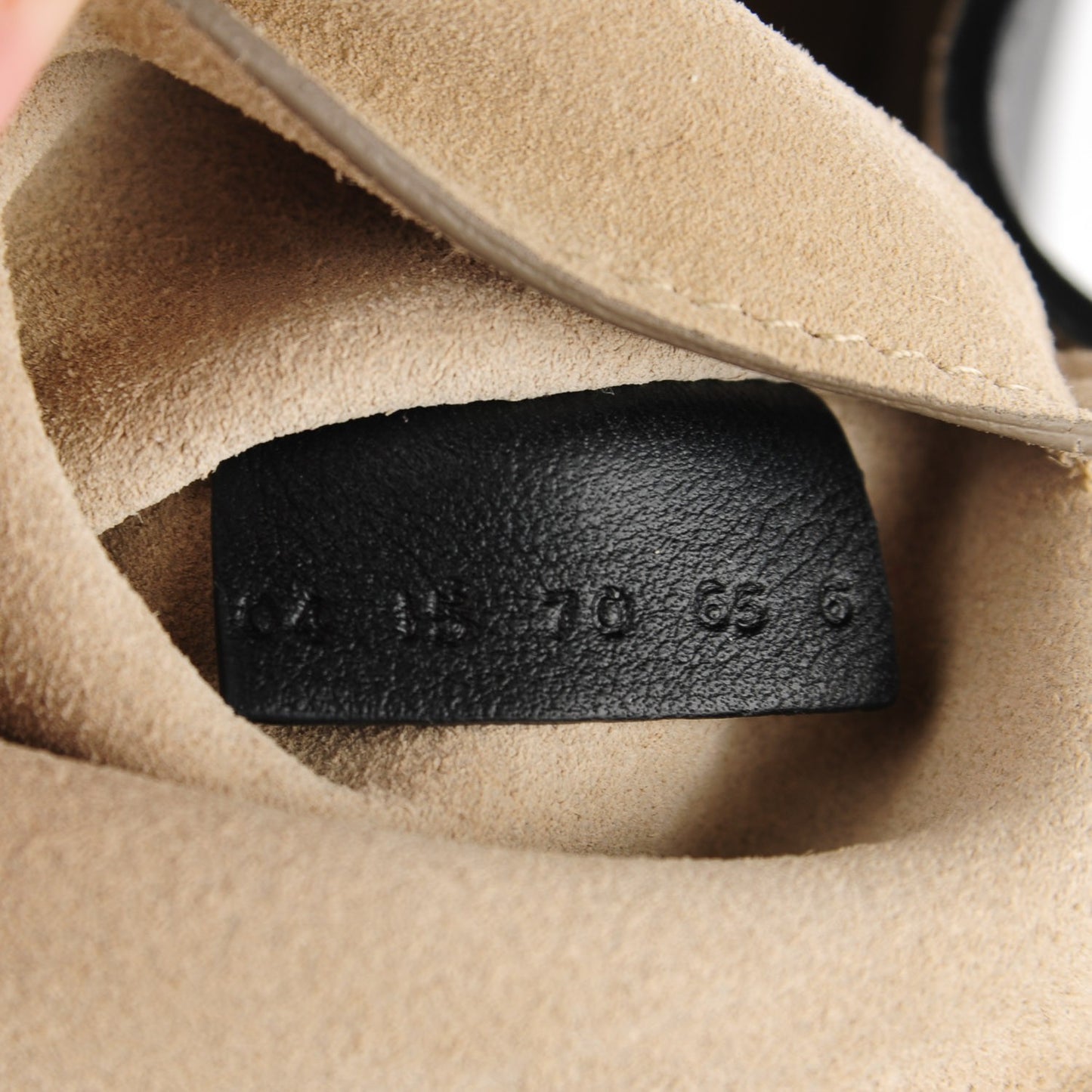 Suede Calfskin Mini Drew Shoulder Bag Black