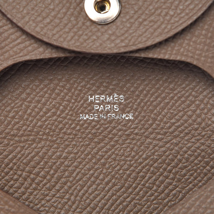 Hermes Epsom Bastia Coin Purse Etoupe 6 of 8