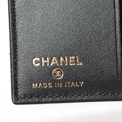 Chanel Iridescent Caviar Quilted Card Holder Wallet Black 6 of 12