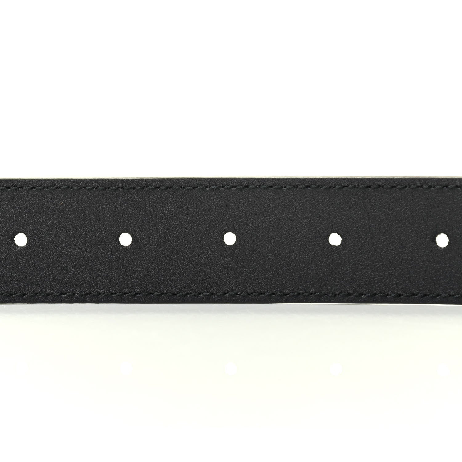 Gucci Calfskin Double G 30mm Belt 80 32 Black 4 of 5