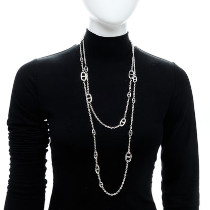 Hermes Sterling Silver Farandole Necklace 160 2 of 6