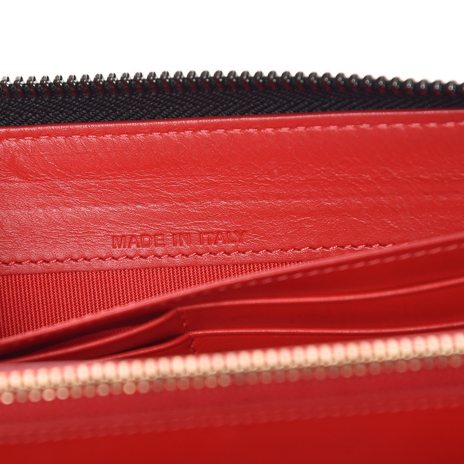 Christian Louboutin Calfskin Panettone Spiked Zip Around Wallet Black 7 of 7