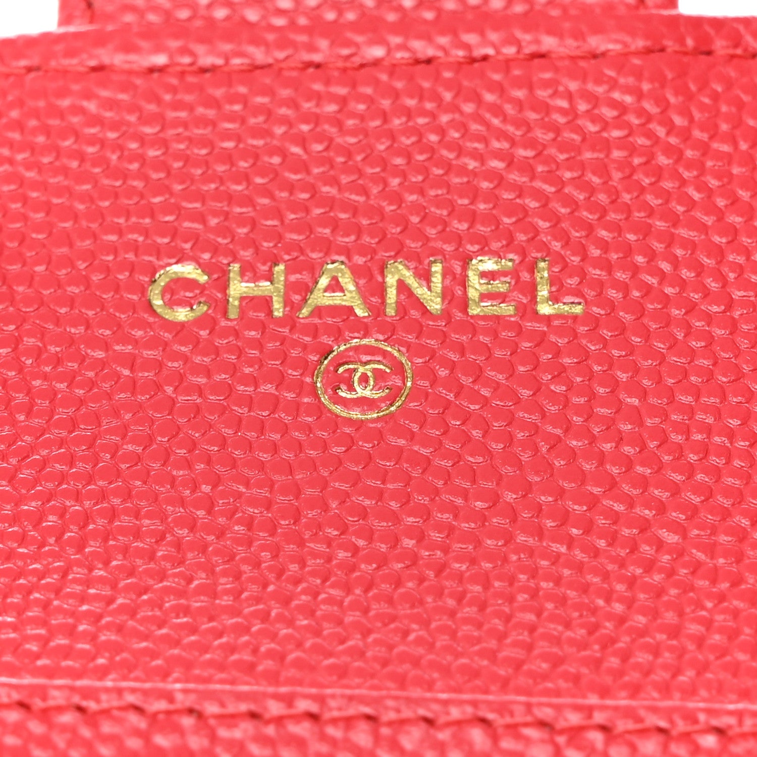 Chanel Caviar Quilted Flap Card Holder On Chain Dark Pink 6 of 7