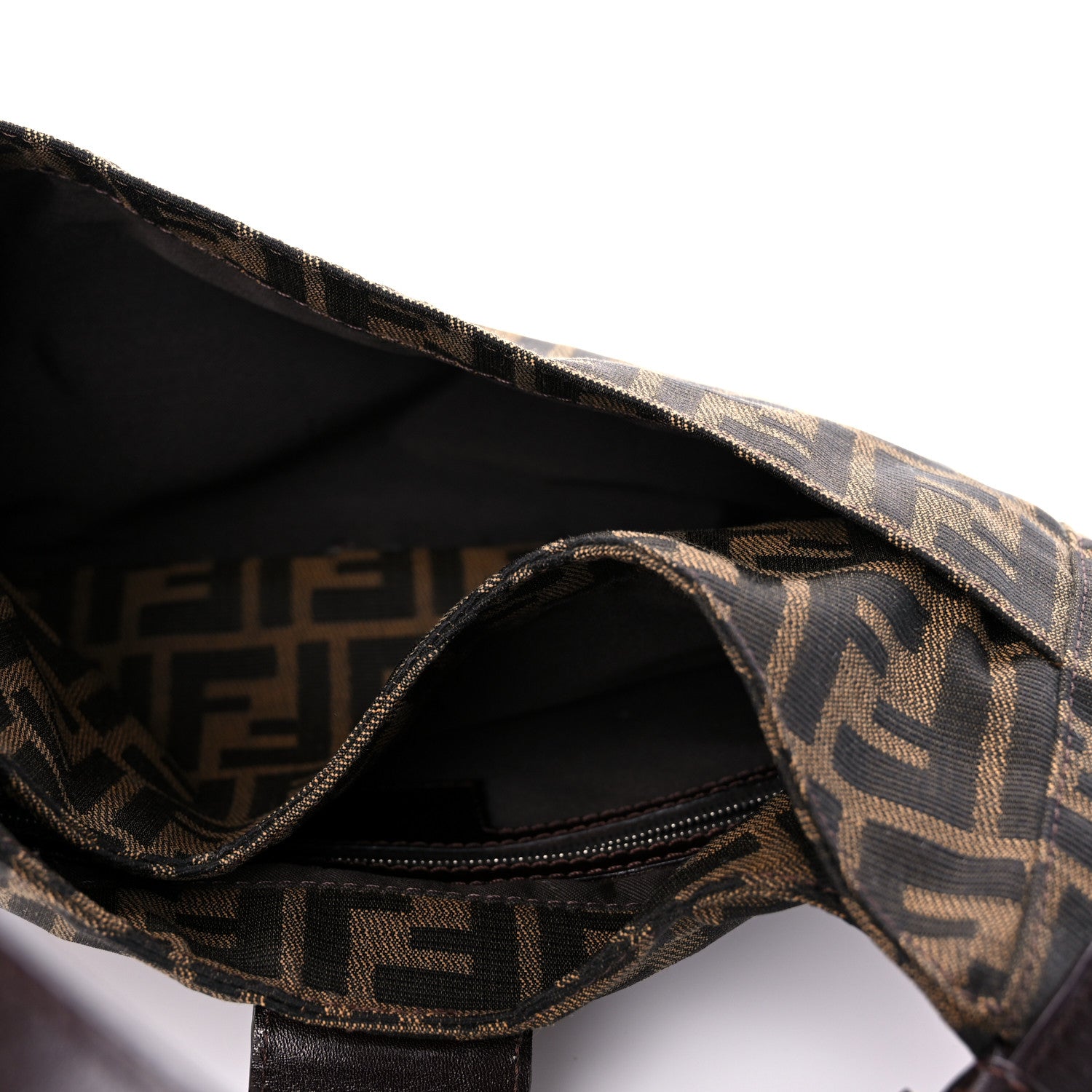 Fendi Zucca Shoulder Bag Brown 7 of 11