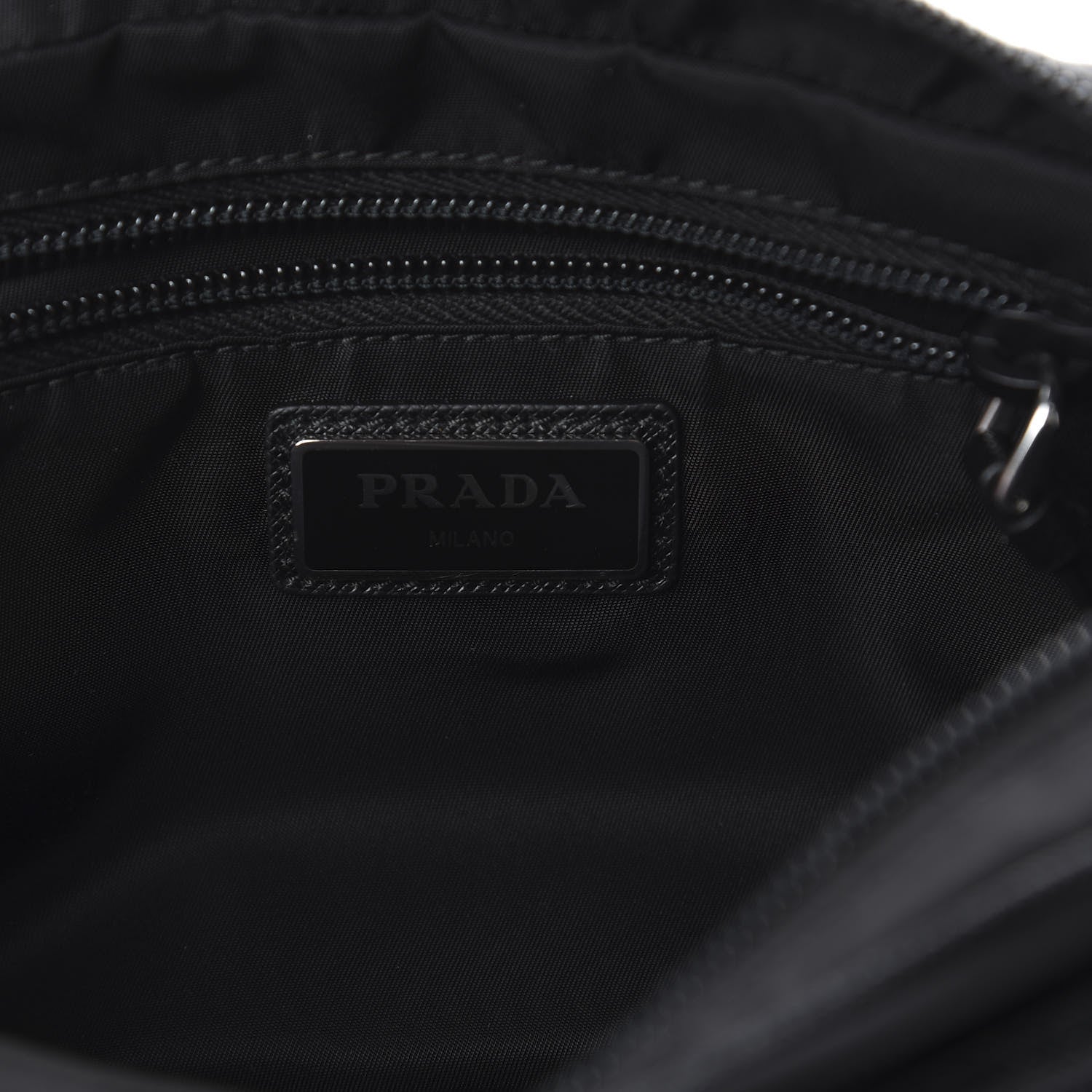 Prada Tessuto Nylon Belt Bag Black 6 of 9