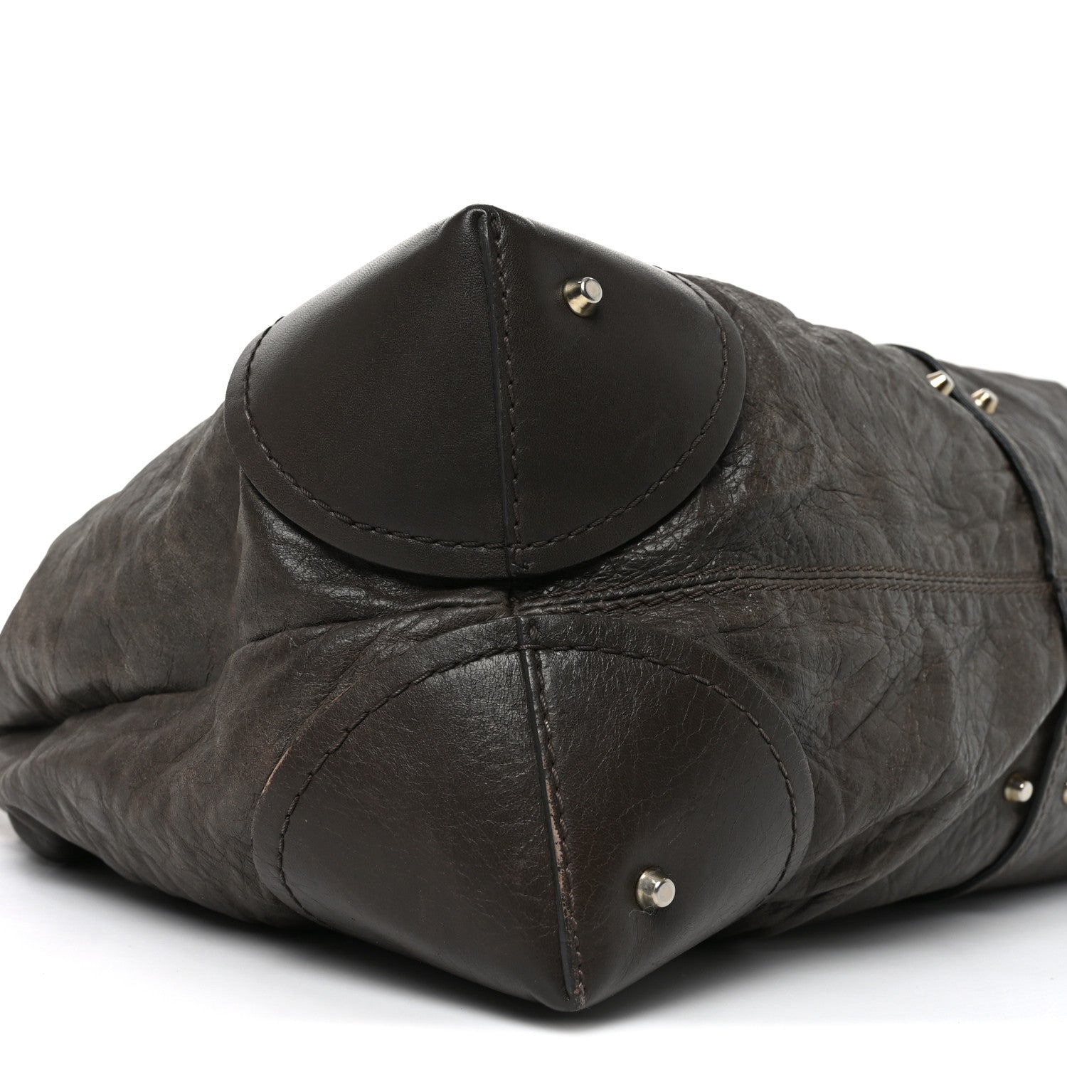 Chloe Calfskin Paddington Tote Grey 9 of 10