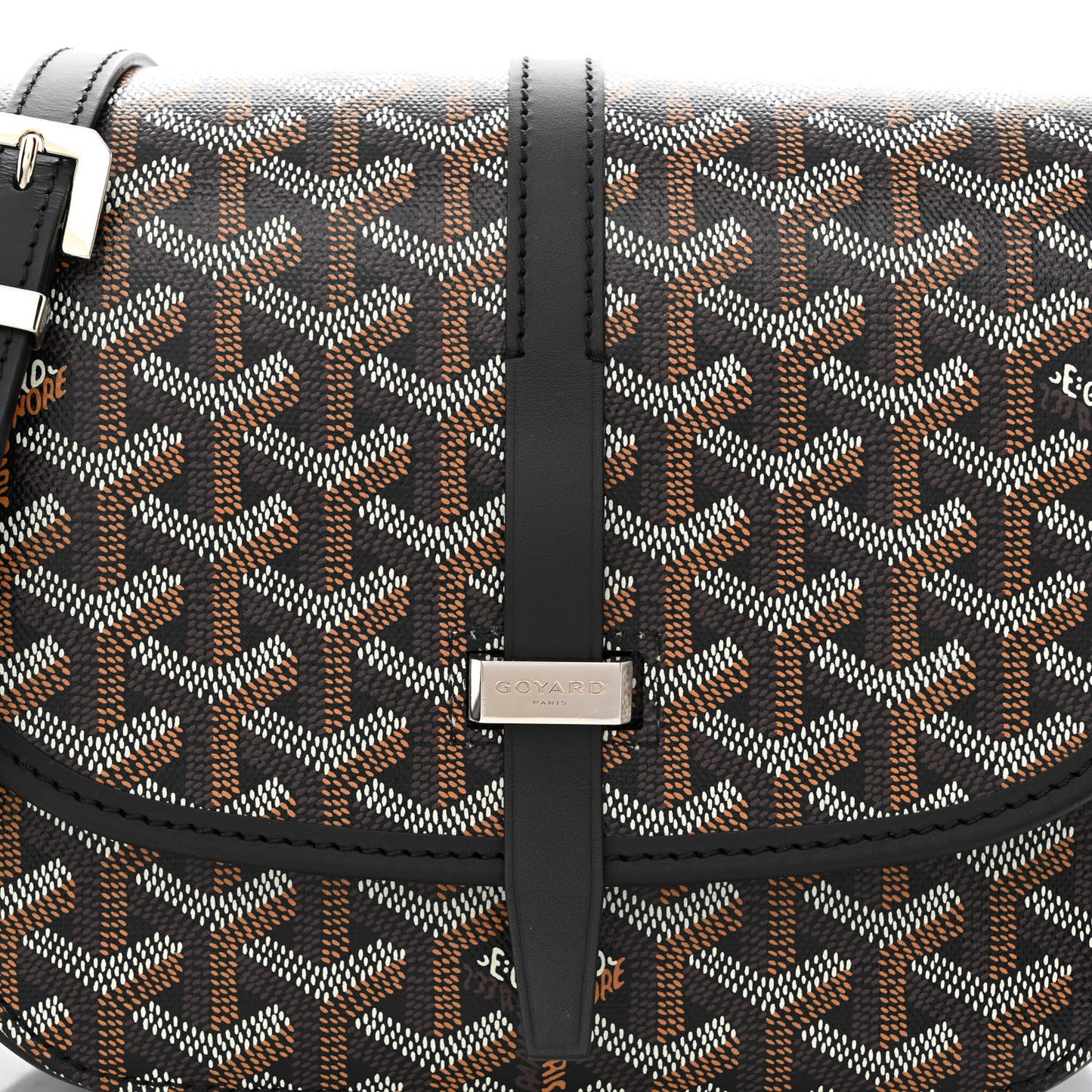 Goyardine Belvedere II PM Messenger Bag Black