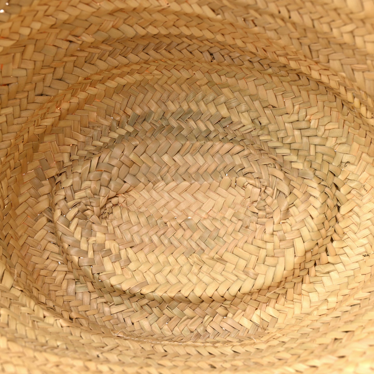 Raffia Basket Tote Bag Natural Tan