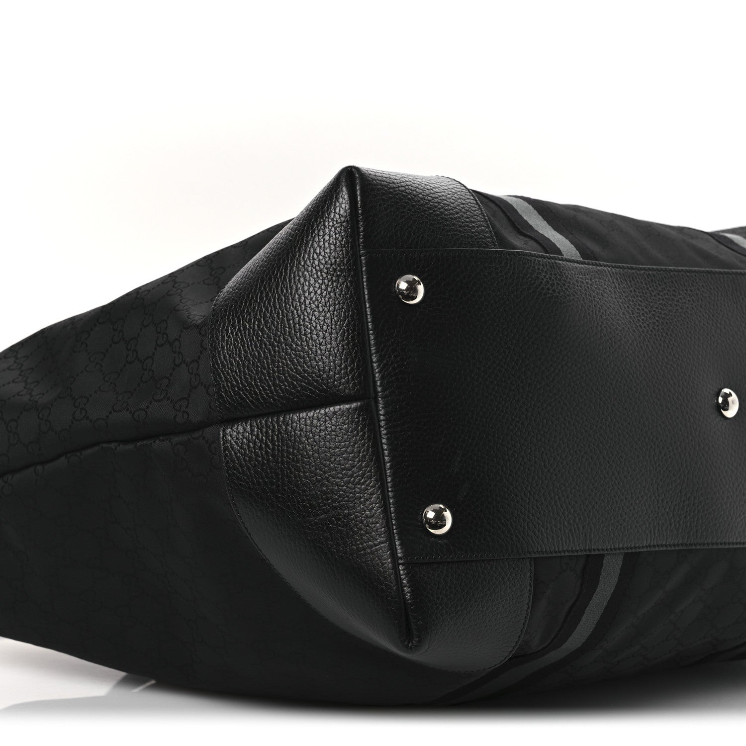Gucci Nylon Monogram XL Duffle Bag Black 9 of 10