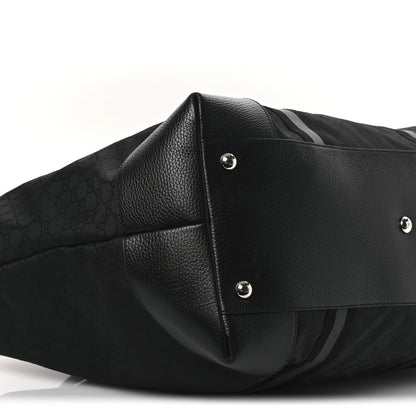 Gucci Nylon Monogram XL Duffle Bag Black 9 of 10