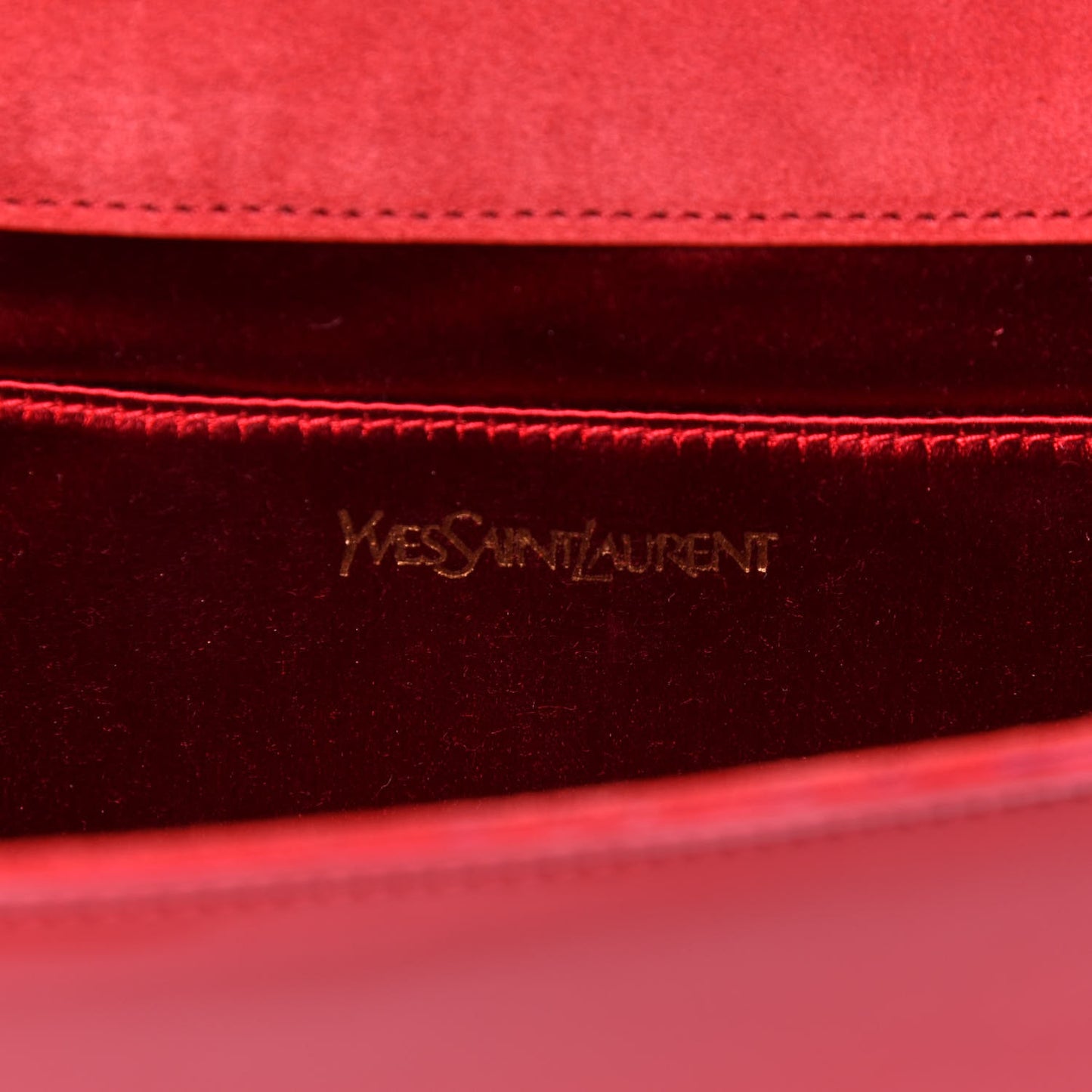 Patent Monogram Large Belle De Jour Clutch Red