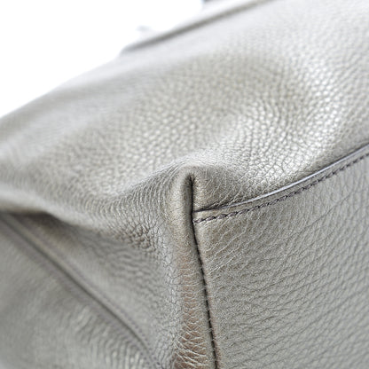 Gucci Metallic Pebbled Calfskin Medium Soho Chain Shoulder Bag Sasso 8 of 14