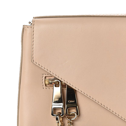 Chloe Lambskin Goatskin Cassie Pochette Crossbody Sand Dune 10 of 11