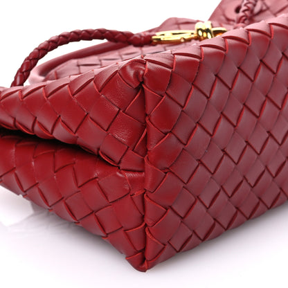 Bottega Veneta Nappa Intrecciato Small East West Andiamo Shoulder Bag Rosewood 10 of 12