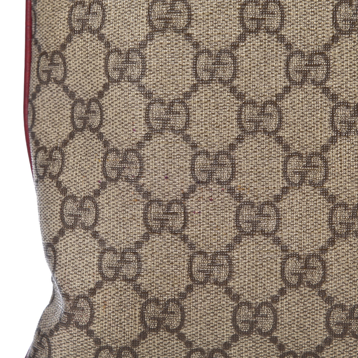 GG Plus Monogram Vertical Tote Red