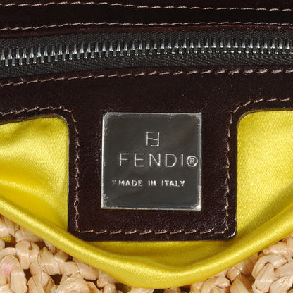 Fendi Woven Straw Baguette 14 of 15