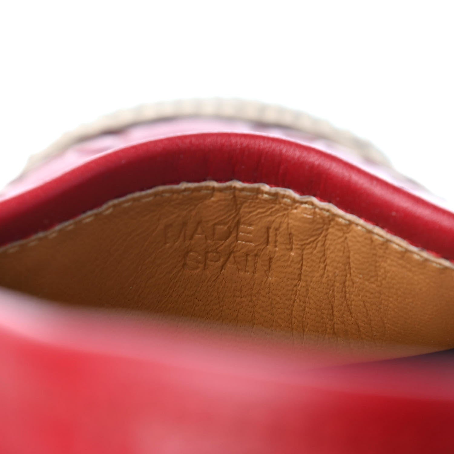 Gucci Guccissima Signature Espadrilles 39.5 Hibiscus Red 8 of 9