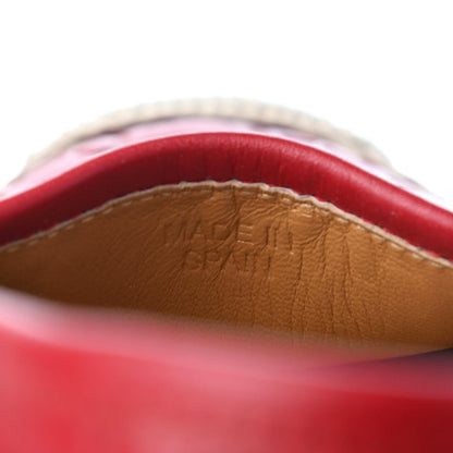 Gucci Guccissima Signature Espadrilles 39.5 Hibiscus Red 8 of 9