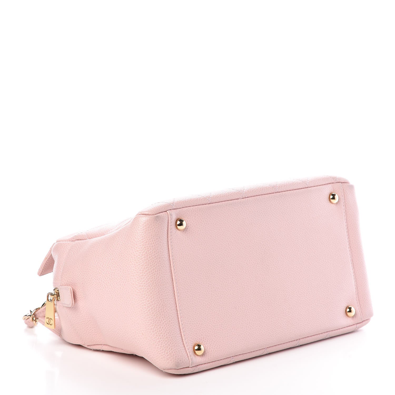 Chanel Caviar Quilted Petit Timeless Shopping Tote PTT Pink 4 of 12