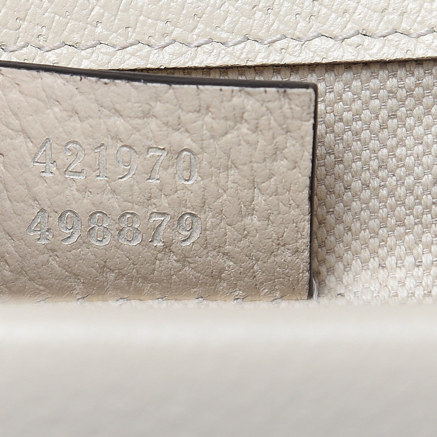 Textured Calfskin Crystal Mini Dionysus Shoulder Bag Mystic White