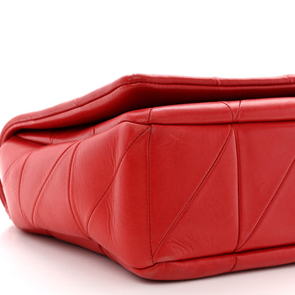 Saint Laurent Lambskin Patchwork Monogram Large Jamie Red 9 of 10
