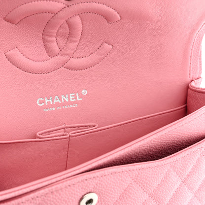 Chanel Caviar Quilted Medium Double Flap Pink 6 of 12