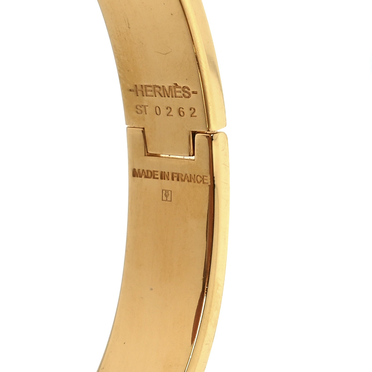 Hermes Enamel Narrow Clic Clac H Bracelet GM Black 4 of 4