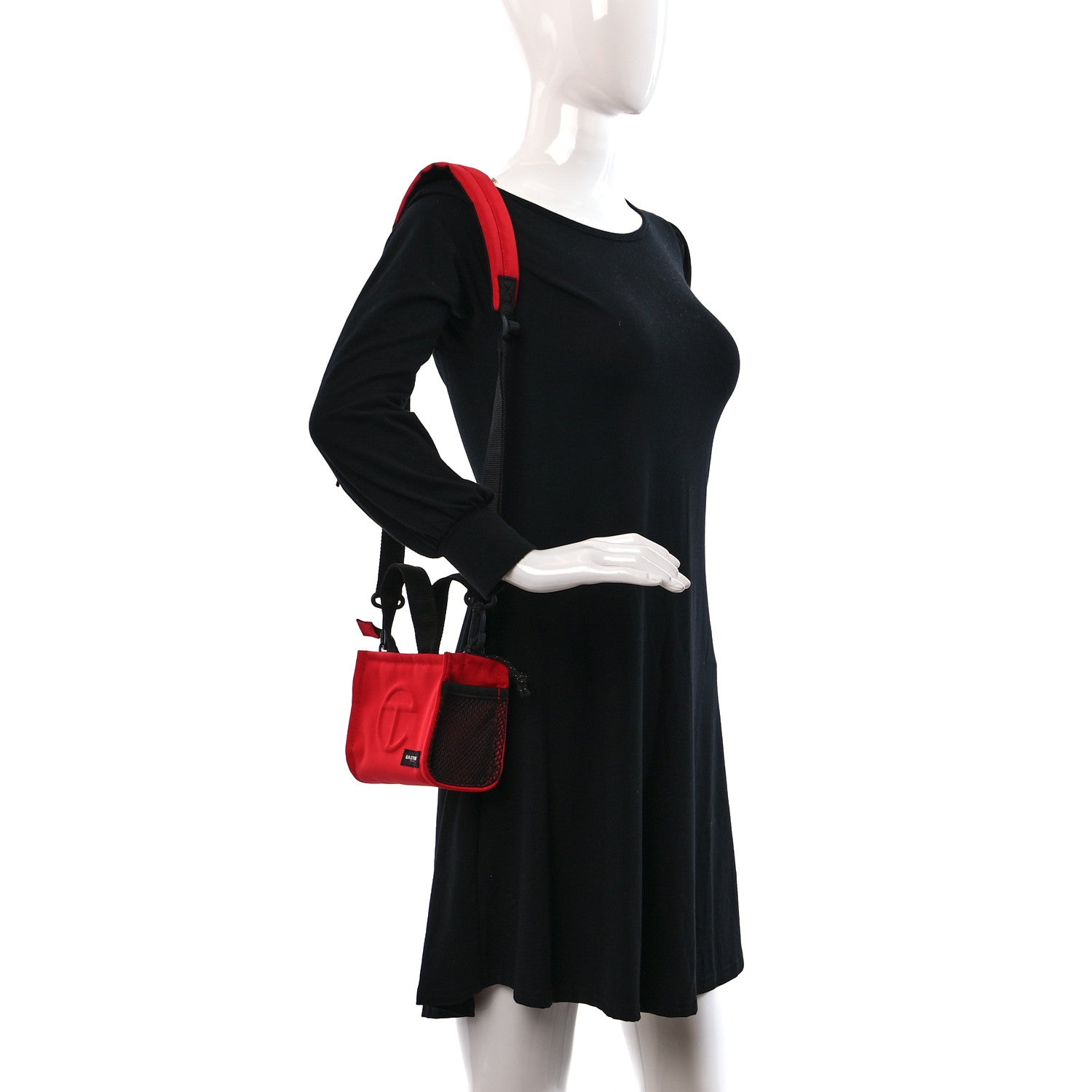 Telfar x EASTPAK Tactical Nylon Small Shopper Red 2 of 8