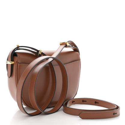 Prada Soft Calfskin Triangle Arque Flap Shoulder Bag Cognac 3 of 10