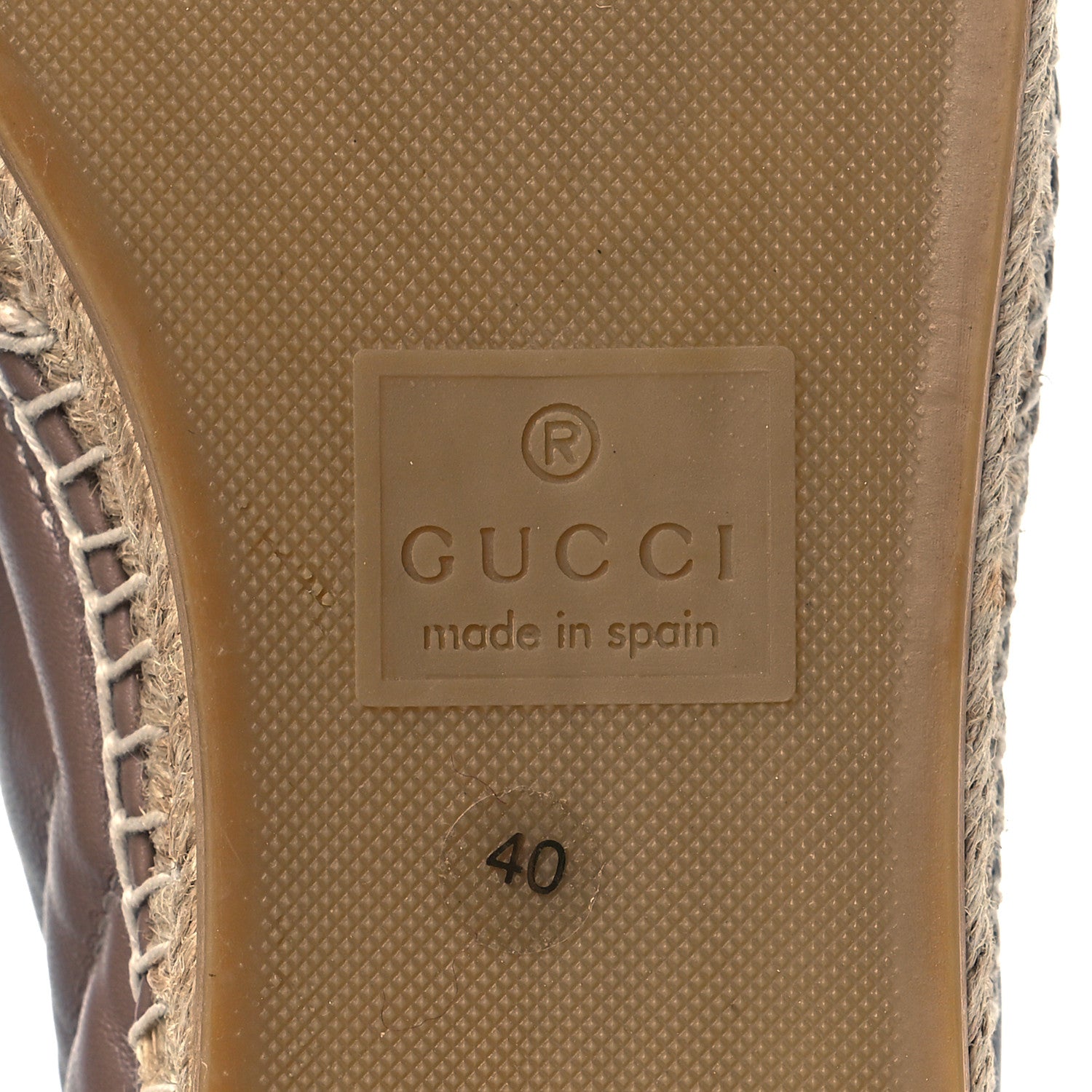 Gucci Nappa Matelasse GG Marmont Espadrilles 40 Porcelain Rose 6 of 10