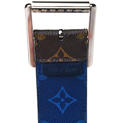 Louis Vuitton Monogram 40mm Reverso Belt 100 40 Pacific Blue 3 of 6