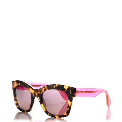 Fendi Sunglasses FF0025/S Havana Fluo Pink 1 of 7