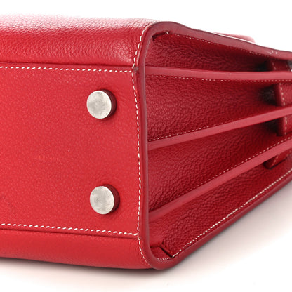 Saint Laurent Grained Calfskin Nano Sac De Jour Lipstick Red 9 of 15