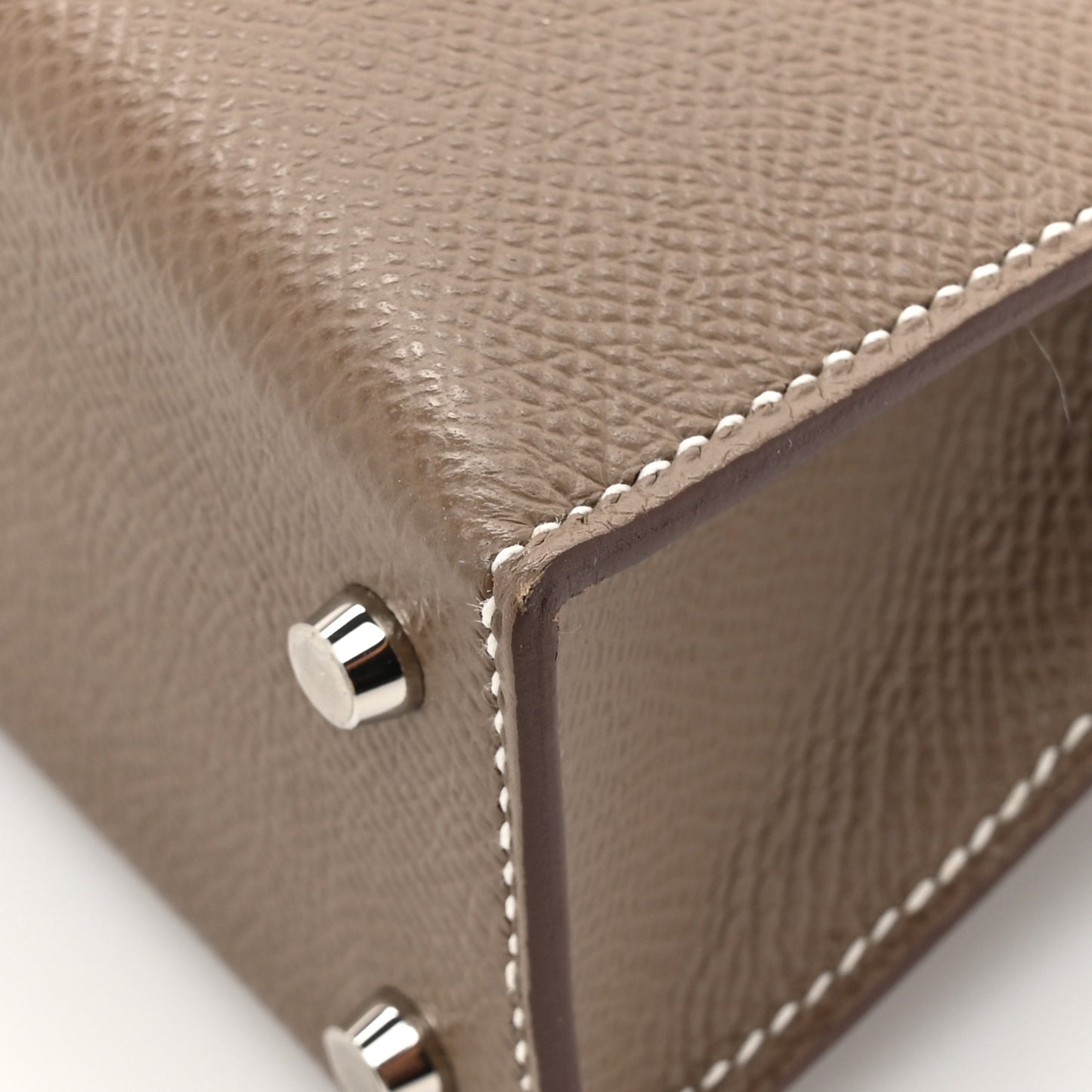 Epsom Mini Kelly Sellier 20 Etoupe