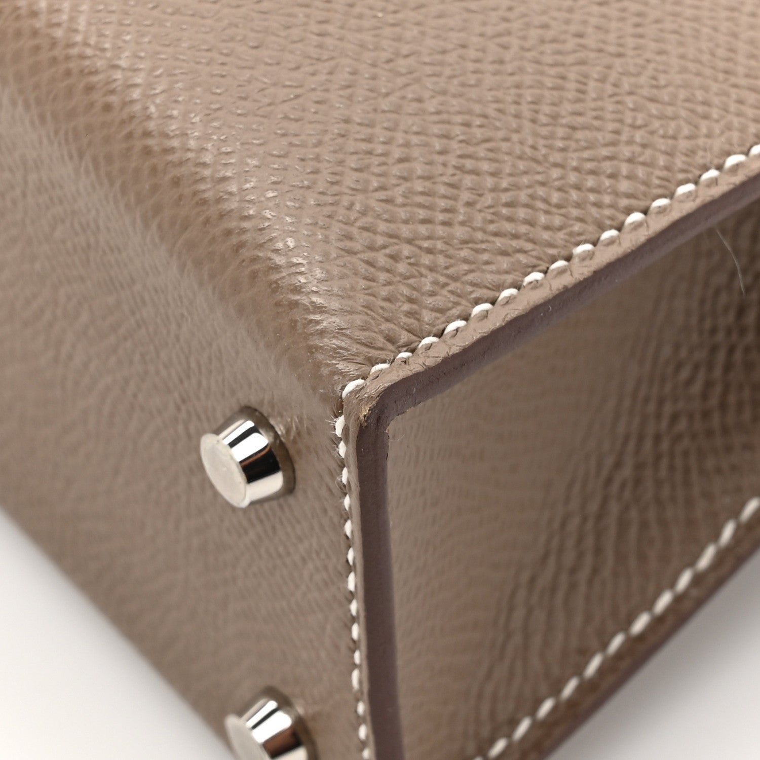 Hermes Epsom Mini Kelly Sellier 20 Etoupe 12 of 13