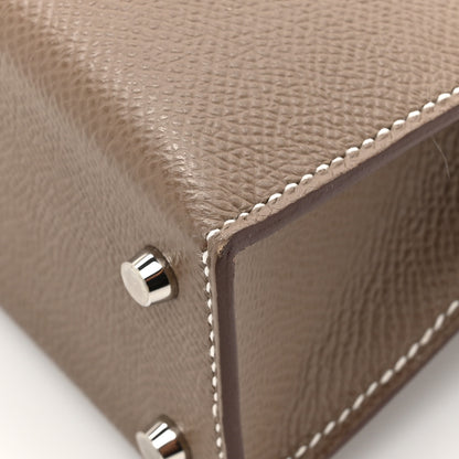 Hermes Epsom Mini Kelly Sellier 20 Etoupe 12 of 13