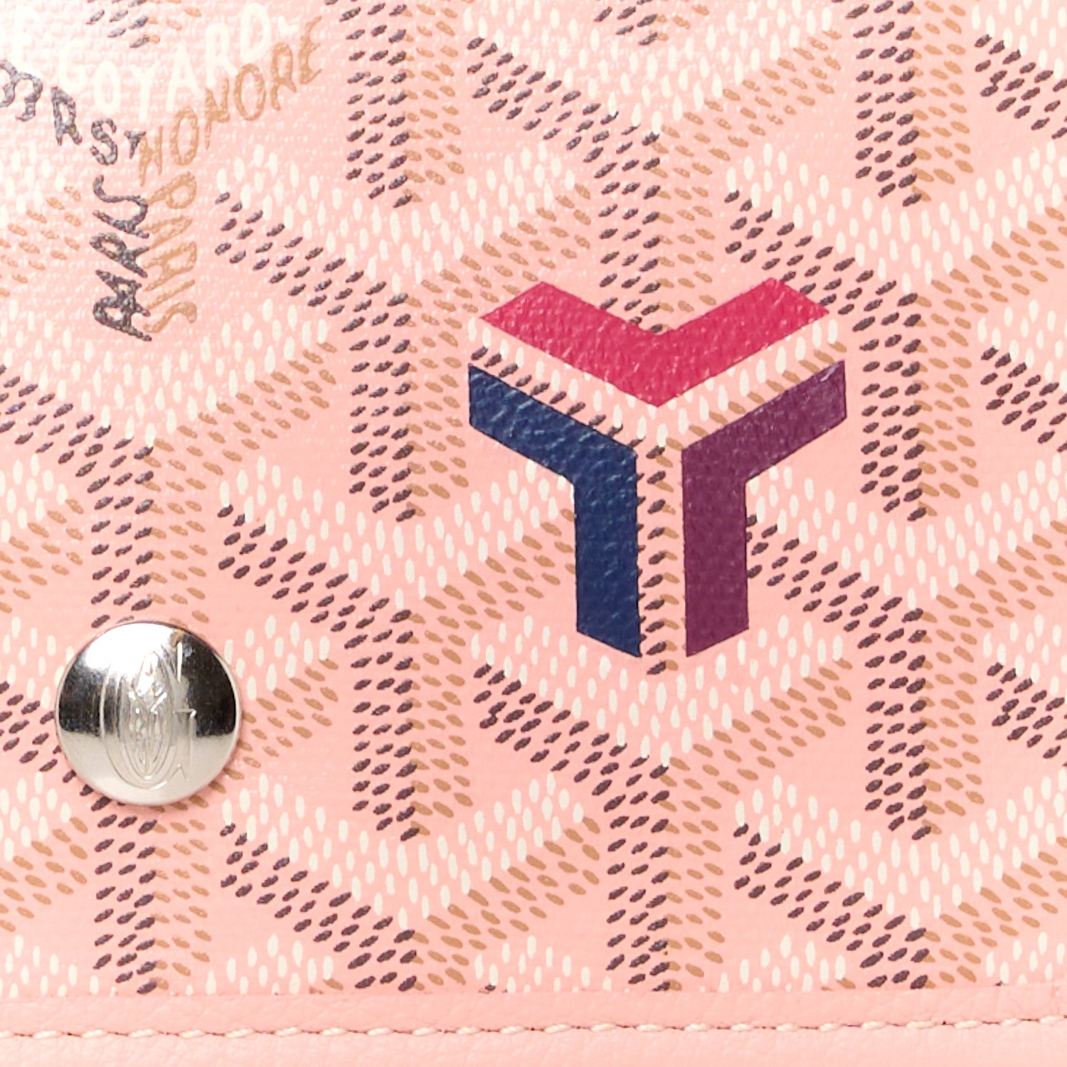 Goyard Goyardine Plumet Wallet Clutch Pink 9 of 11