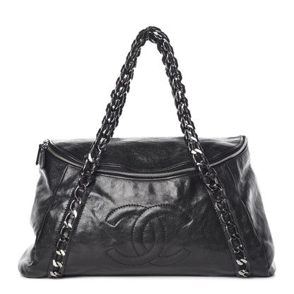 Chanel Glazed Caviar Modern Chain Tote Black 1 of 14