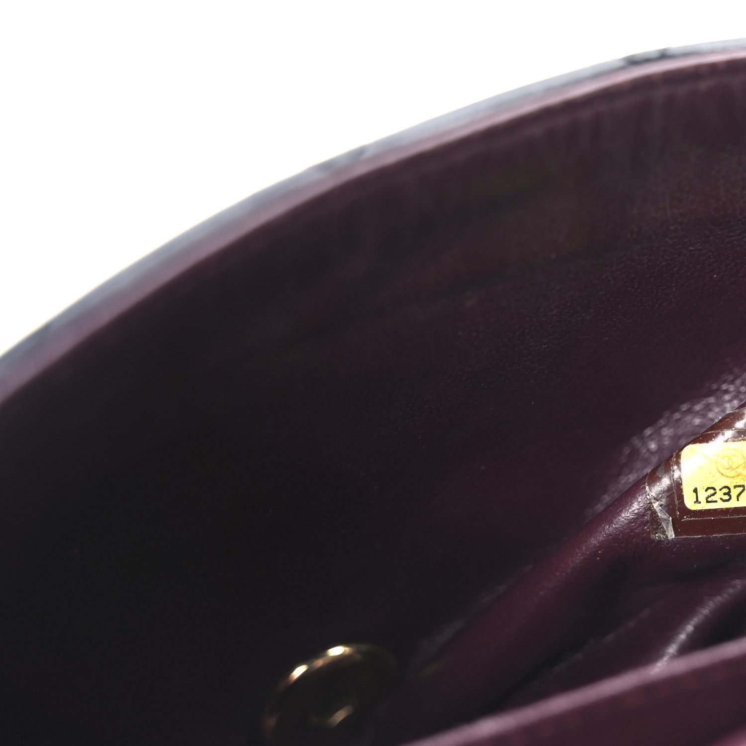Chanel Lambskin Quilted Mini Square Flap Black 7 of 10
