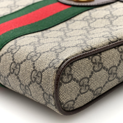 Gucci GG Supreme Monogram Web Small Ophidia Messenger Bag Brown 9 of 9