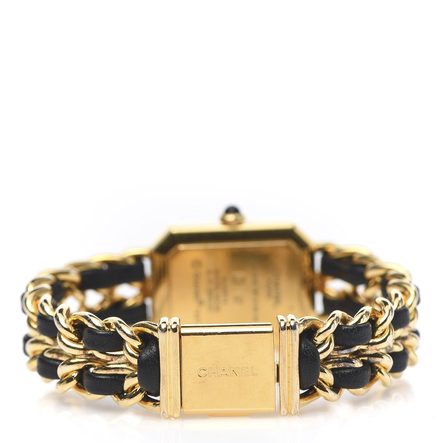 Stainless Steel Lambskin 20mm Chain Premiere Quartz Watch Gold M