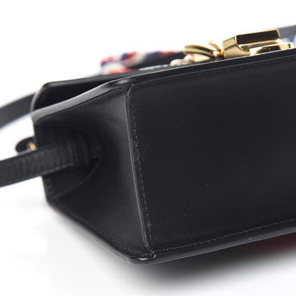 Gucci Calfskin Mini Sylvie Top Handle Bag Black 5 of 12