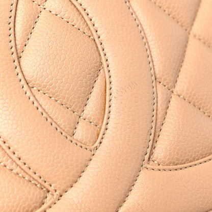 Chanel Caviar Quilted Medallion Tote Beige 24 of 24