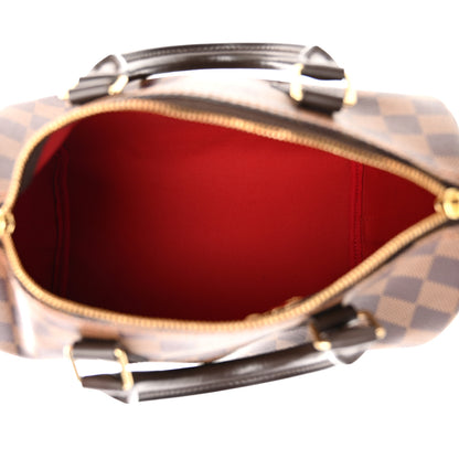 Louis Vuitton Damier Ebene Speedy Bandouliere 25 5 of 10