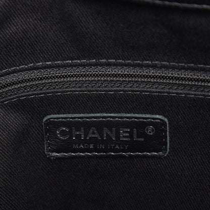 Chanel Caviar Quilted CC Timeless Soft Tote Black 6 of 7