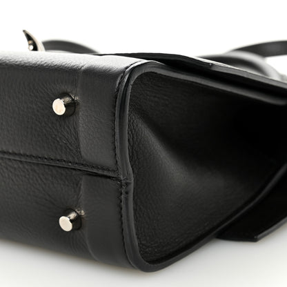 Givenchy Grained Calfskin Mini Shark Lock Satchel Black 10 of 10