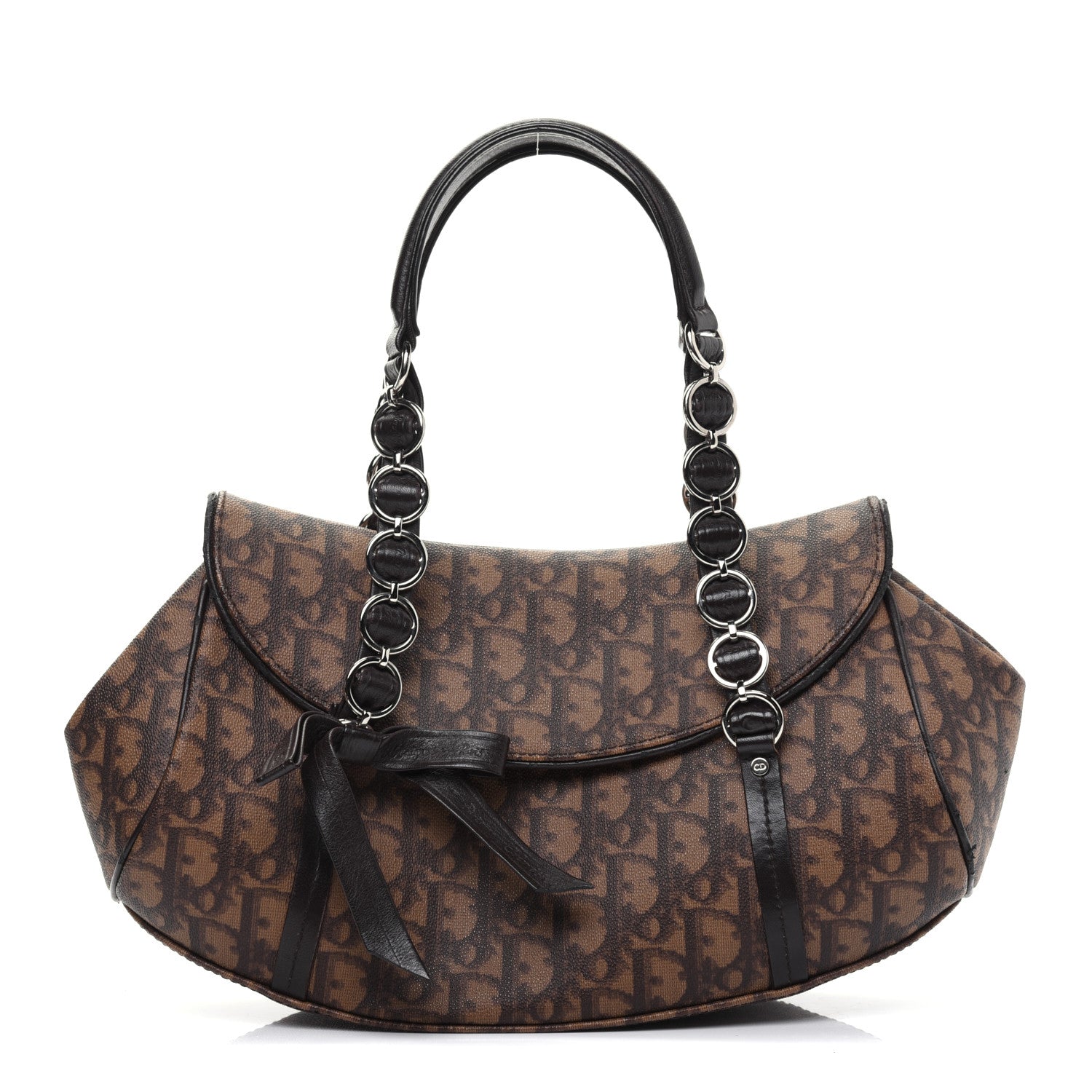 Christian Dior Monogram Romantique Trotter Bag Brown 1 of 21
