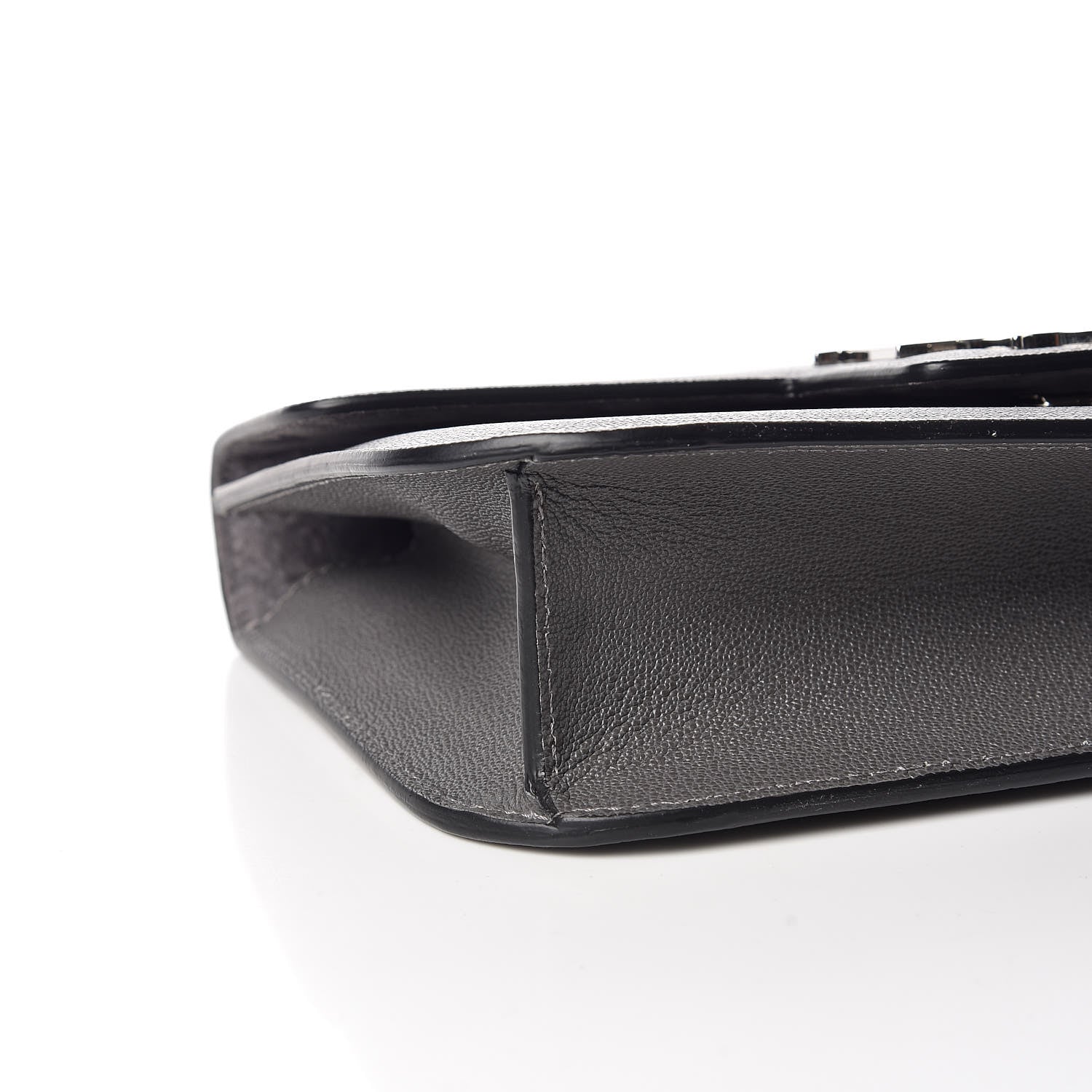 Alexander McQueen Calfskin Medium Insignia Flap Grey 5 of 8
